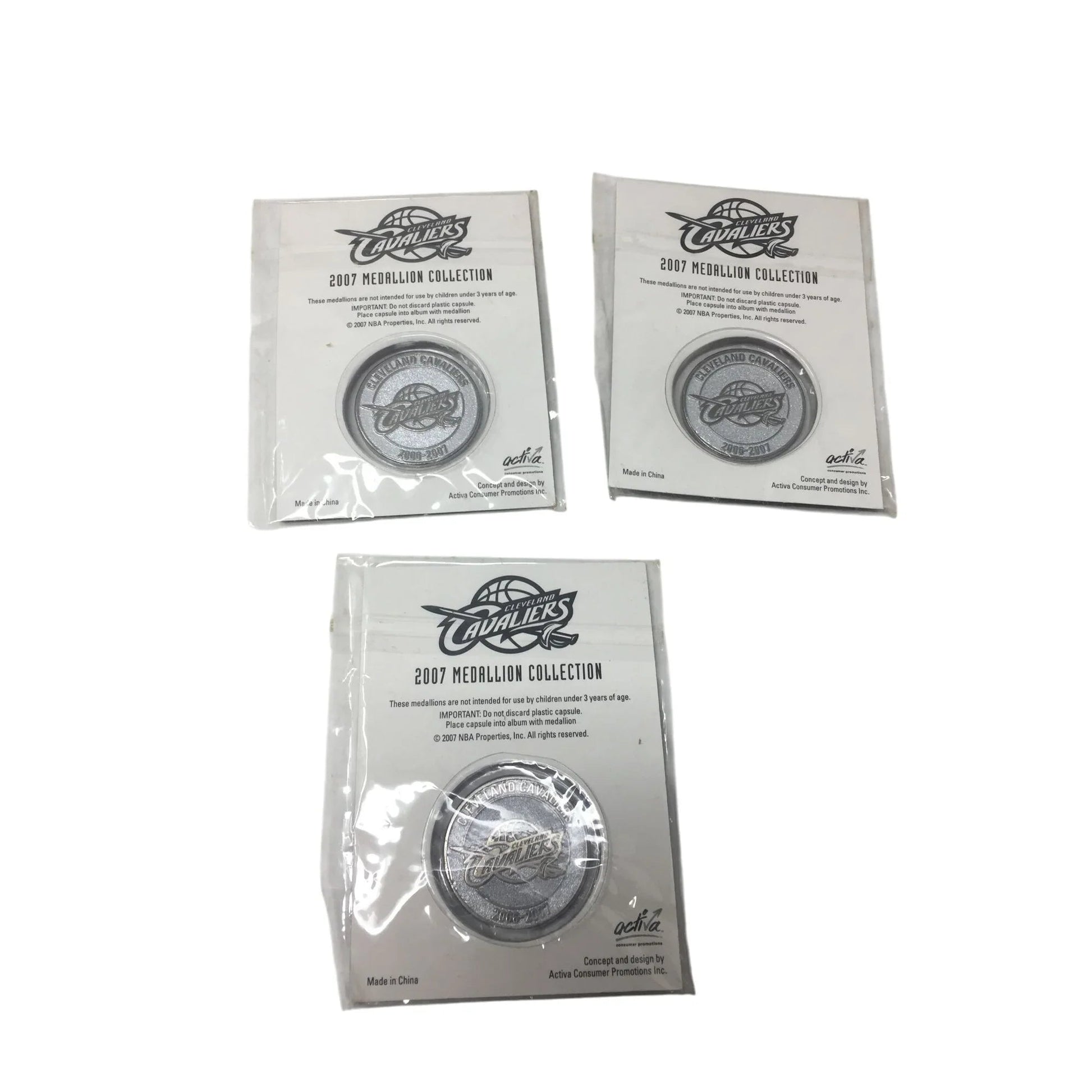 Cleveland Cavaliers 2007 Medallion Collection (6 total) - NWT - Cleveland Cavaliers - Sports Collectibles - A+ Stuff