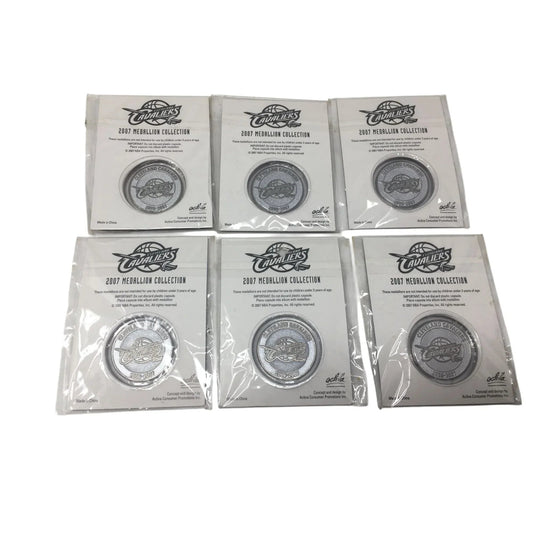 Cleveland Cavaliers 2007 Medallion Collection (6 total) - NWT - Cleveland Cavaliers - Sports Collectibles - A+ Stuff