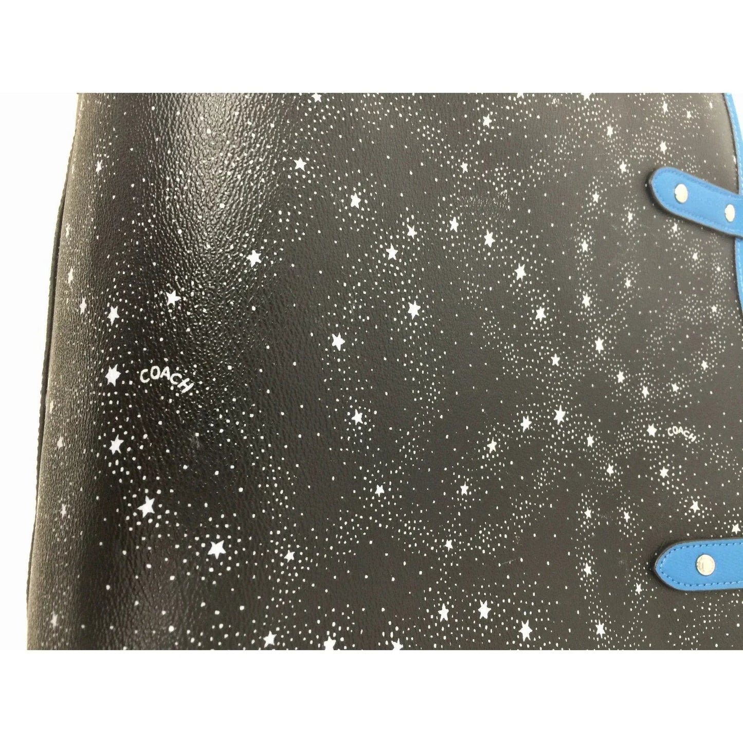 Coach Coated Canvas Reversible City Tote - Starry Sky / Bright Blue - Coach - Tote Bag - A+ Stuff