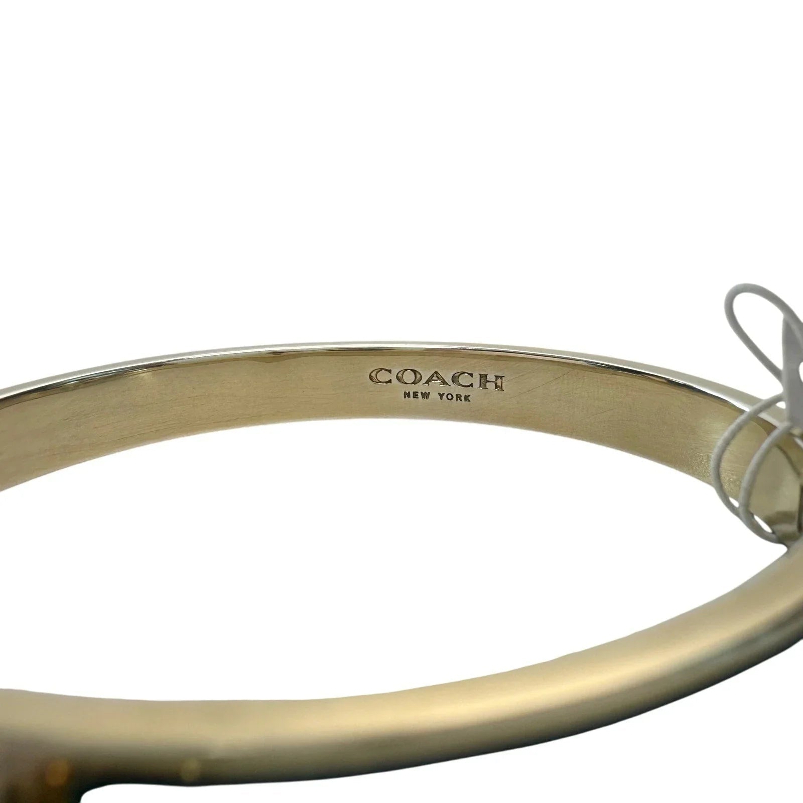 Coach Enamel Riveted Signature C Hinge Bangle Bracelet Teal Green - NWT - Coach - Bracelet - A+ Stuff
