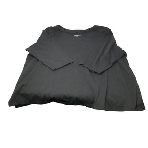 Coldwater Creek Women's Long Sleeved Black Shirt Size 3X