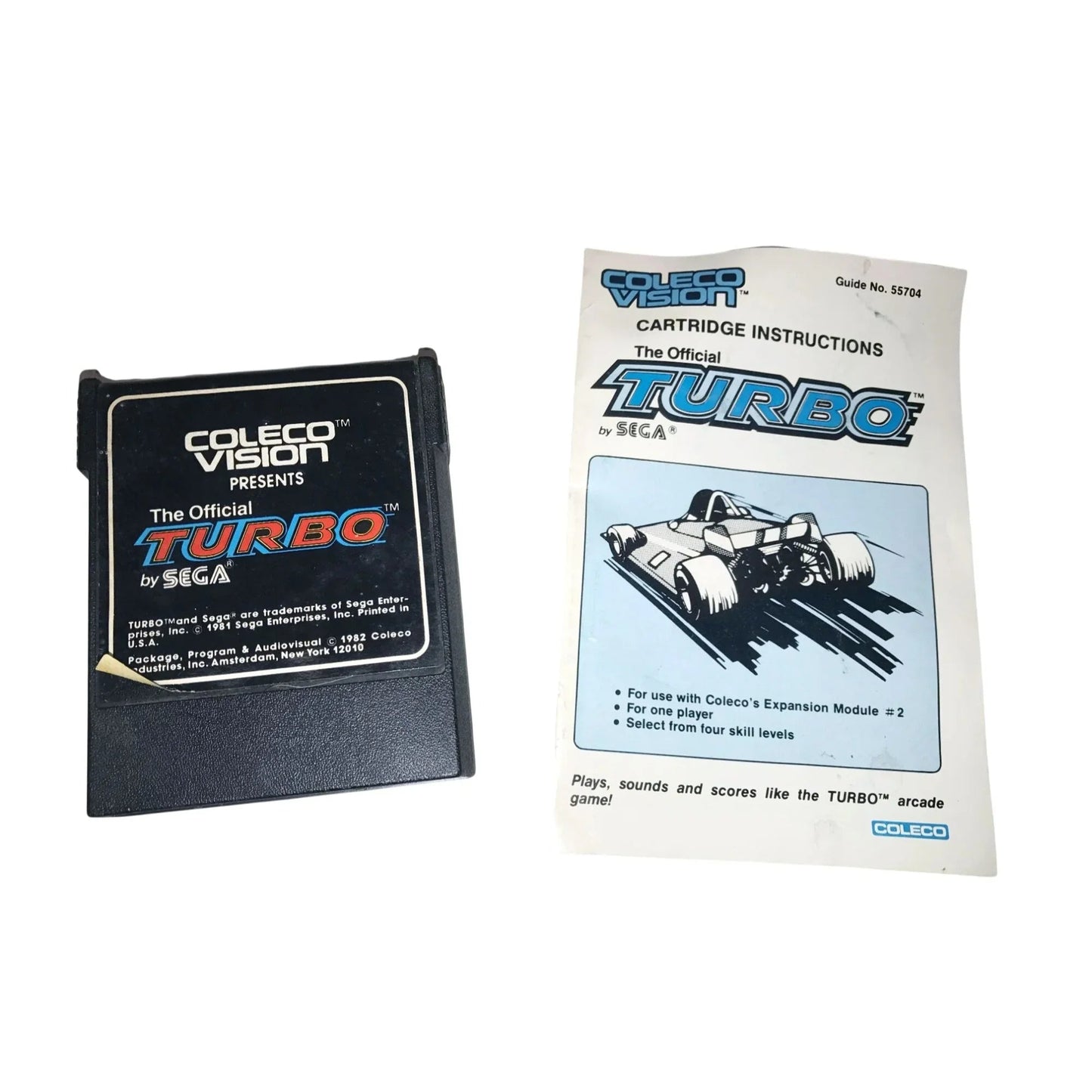 ColecoVision Donkey Kong , Turbo and Smurf Games 2 with Manuals - Coleco Vision - A+ Stuff
