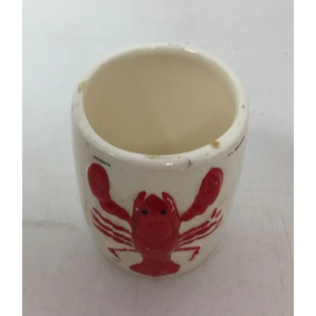 Collectible Souvenir Cup with a Red Lobster on the front of it - A+ Stuff - Vase or Holder - A+ Stuff