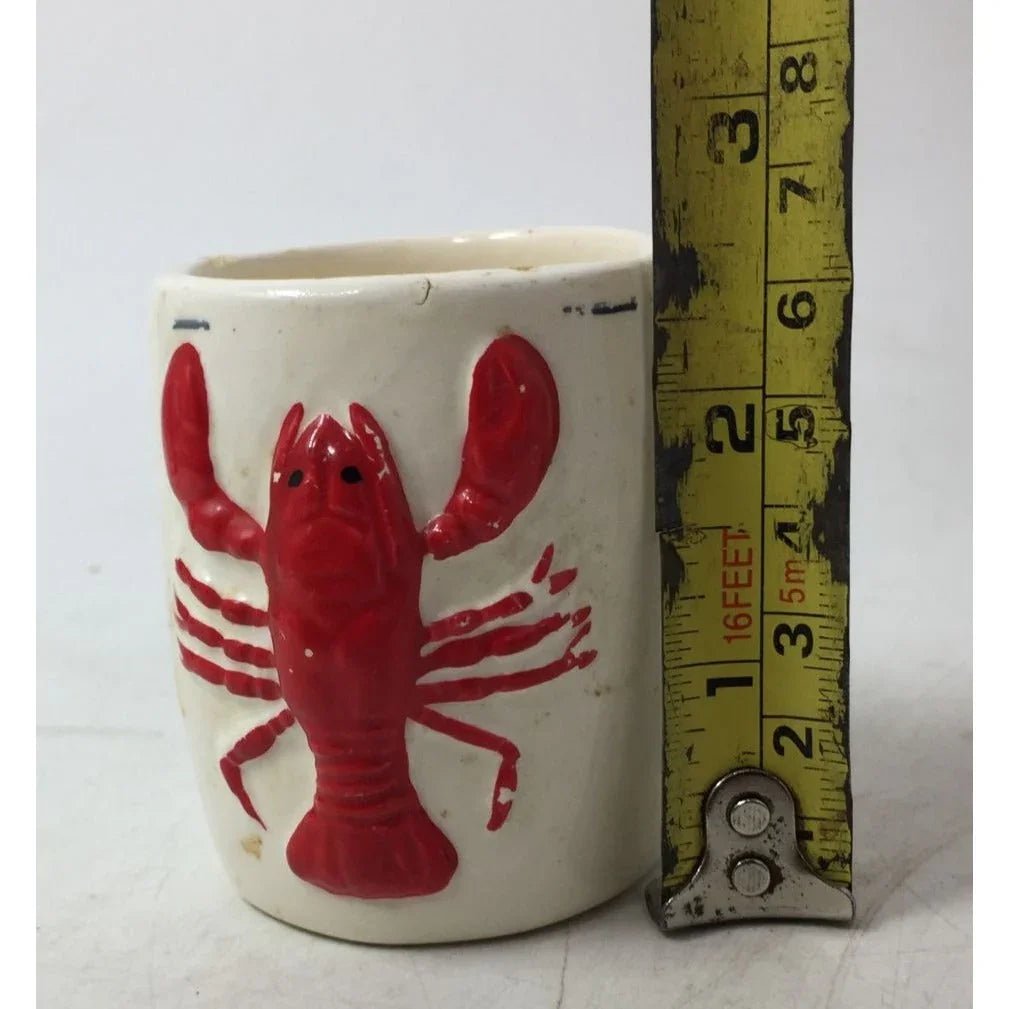 Collectible Souvenir Cup with a Red Lobster on the front of it - A+ Stuff - Vase or Holder - A+ Stuff