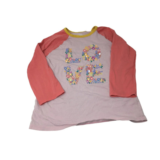 Colorful ''LOVE'' Lands End Size 10 - 12 (Large) Girl's Shirt - A+ Stuff - Shirts & Tops - A+ Stuff