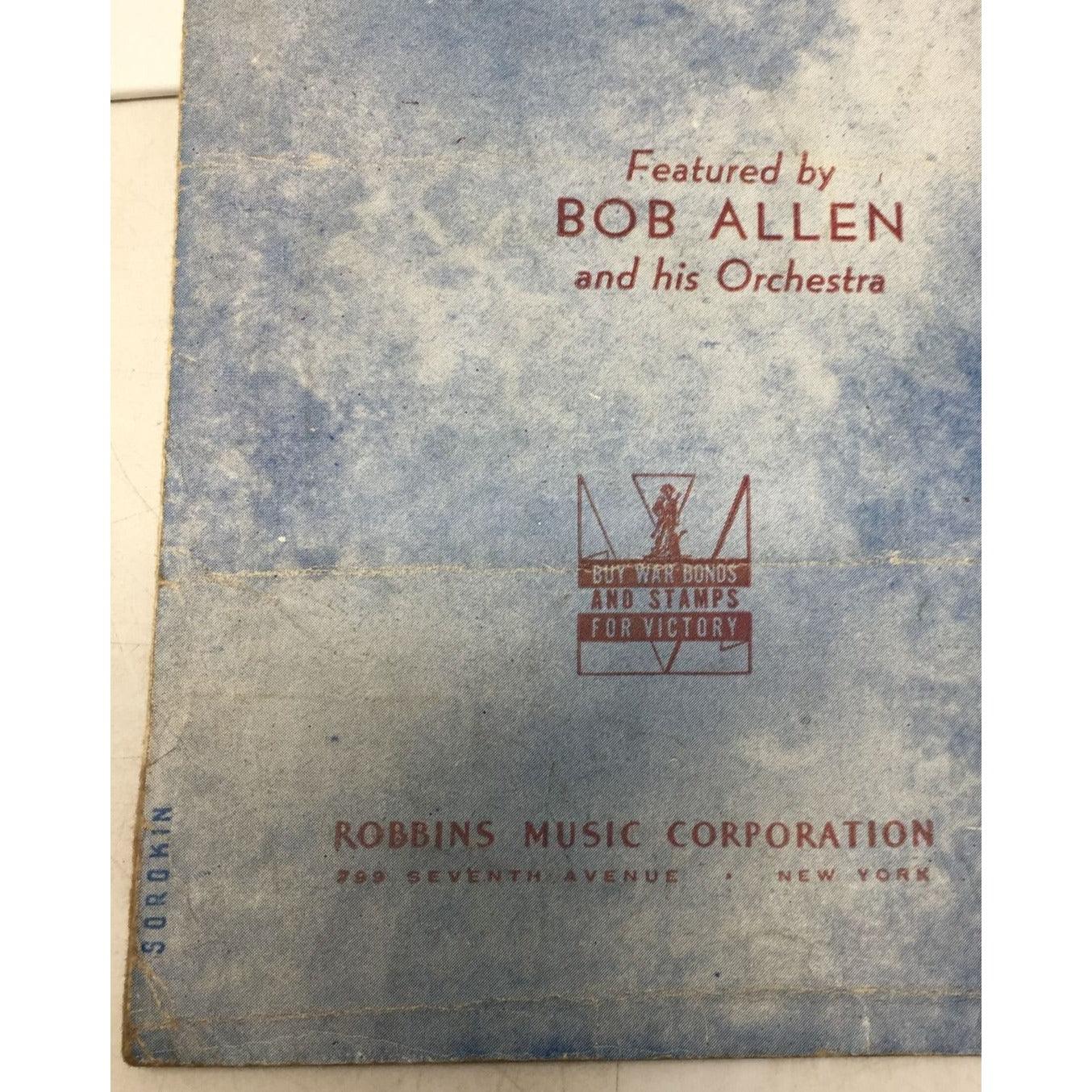 ''Comin' in on a wing and a prayer'' Vintage Sheet music - A+ Stuff - SHEET MUSIC - A+ Stuff