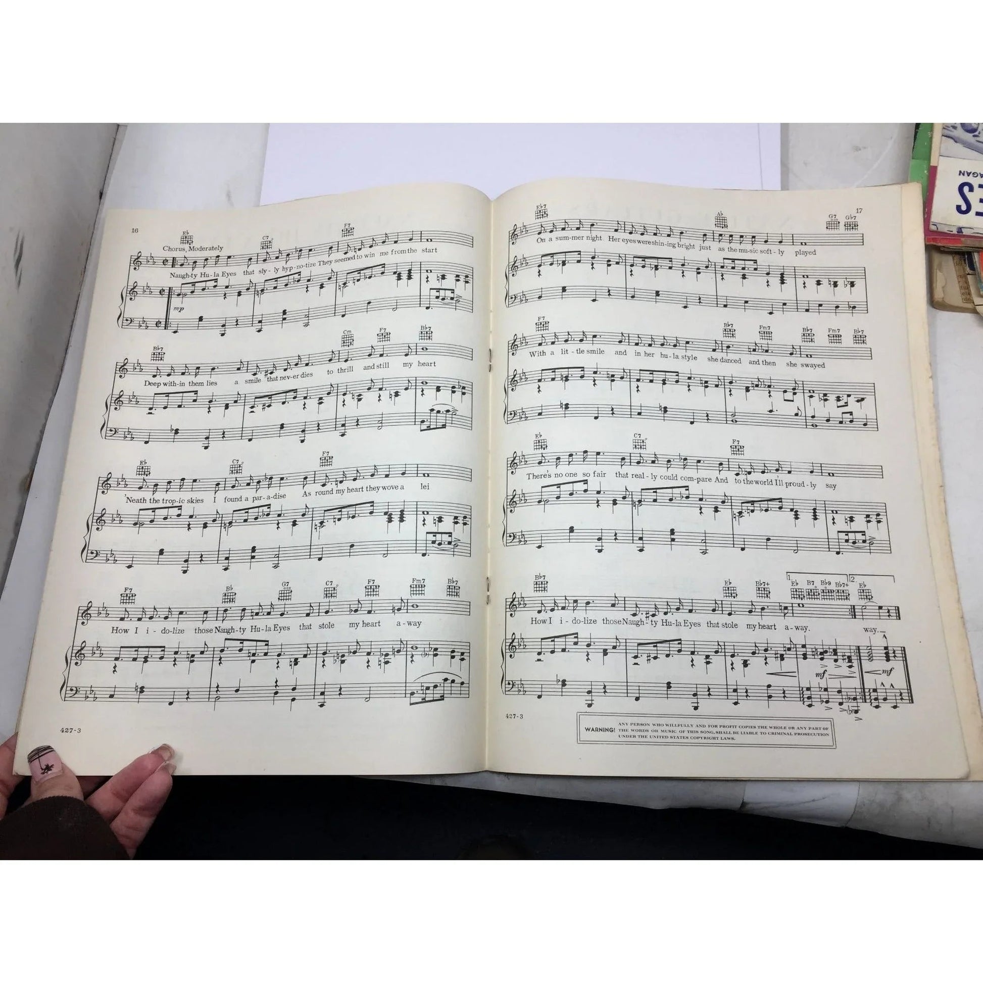 Complimentary Sheet Music Book ''10 Hits from Hawaii'' - A+ Stuff - SHEET MUSIC - A+ Stuff