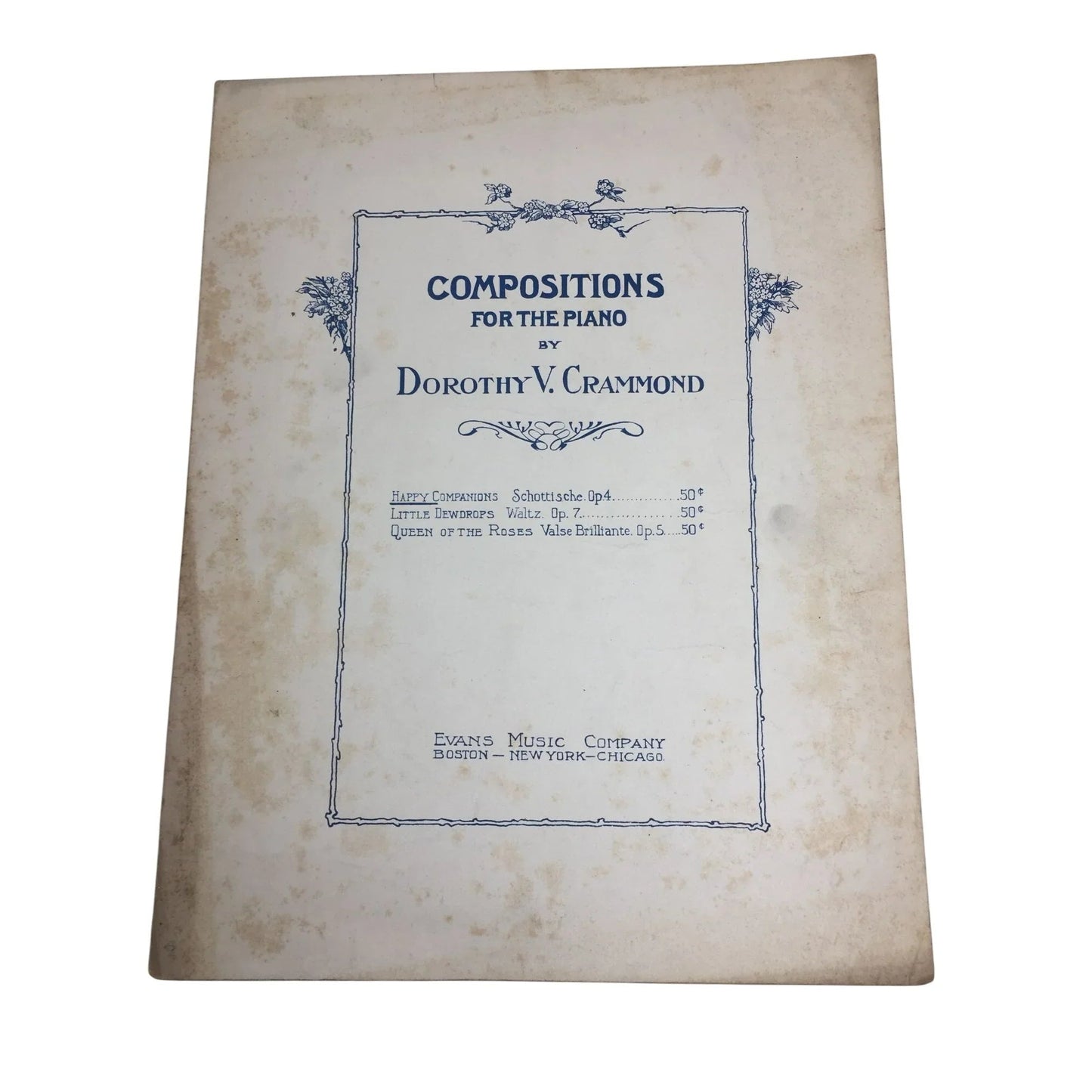 Compositions for the piano - Vintage sheet music - A+ Stuff - Sheet Music - A+ Stuff