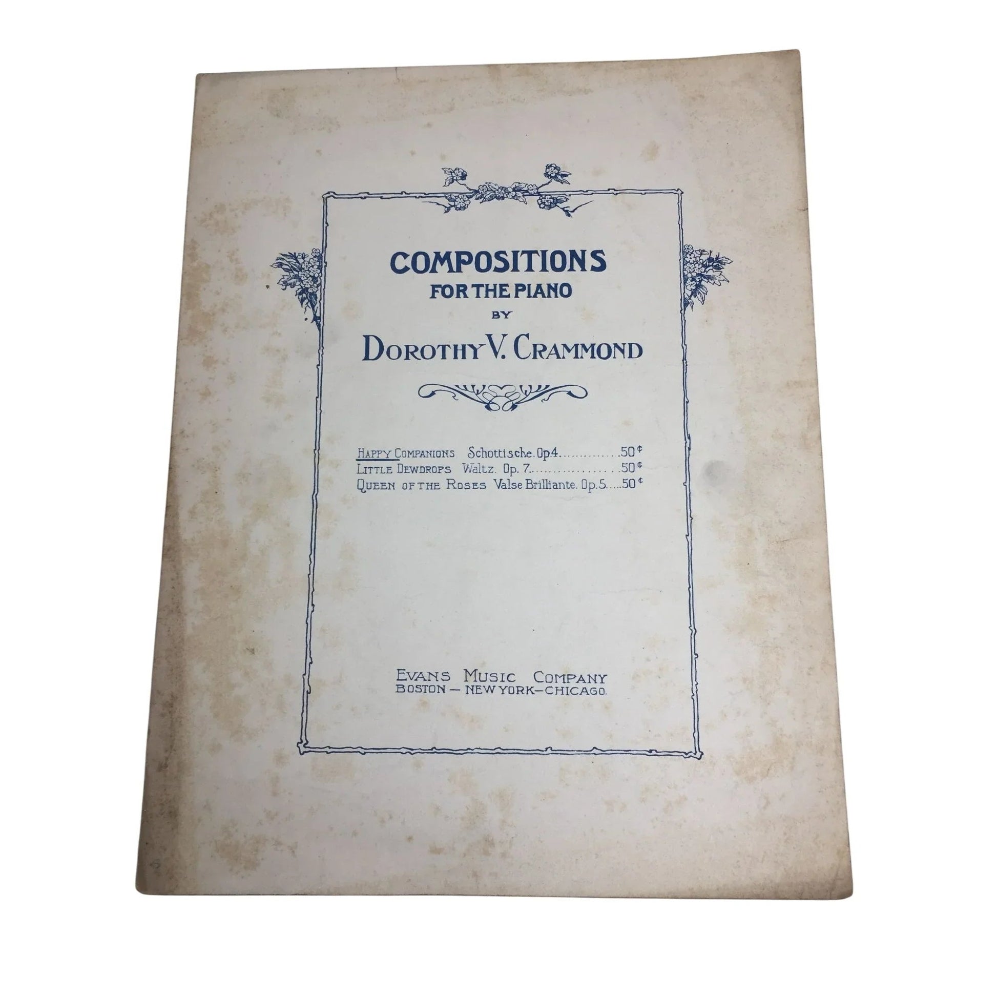 Compositions for the piano - Vintage sheet music - A+ Stuff - Sheet Music - A+ Stuff