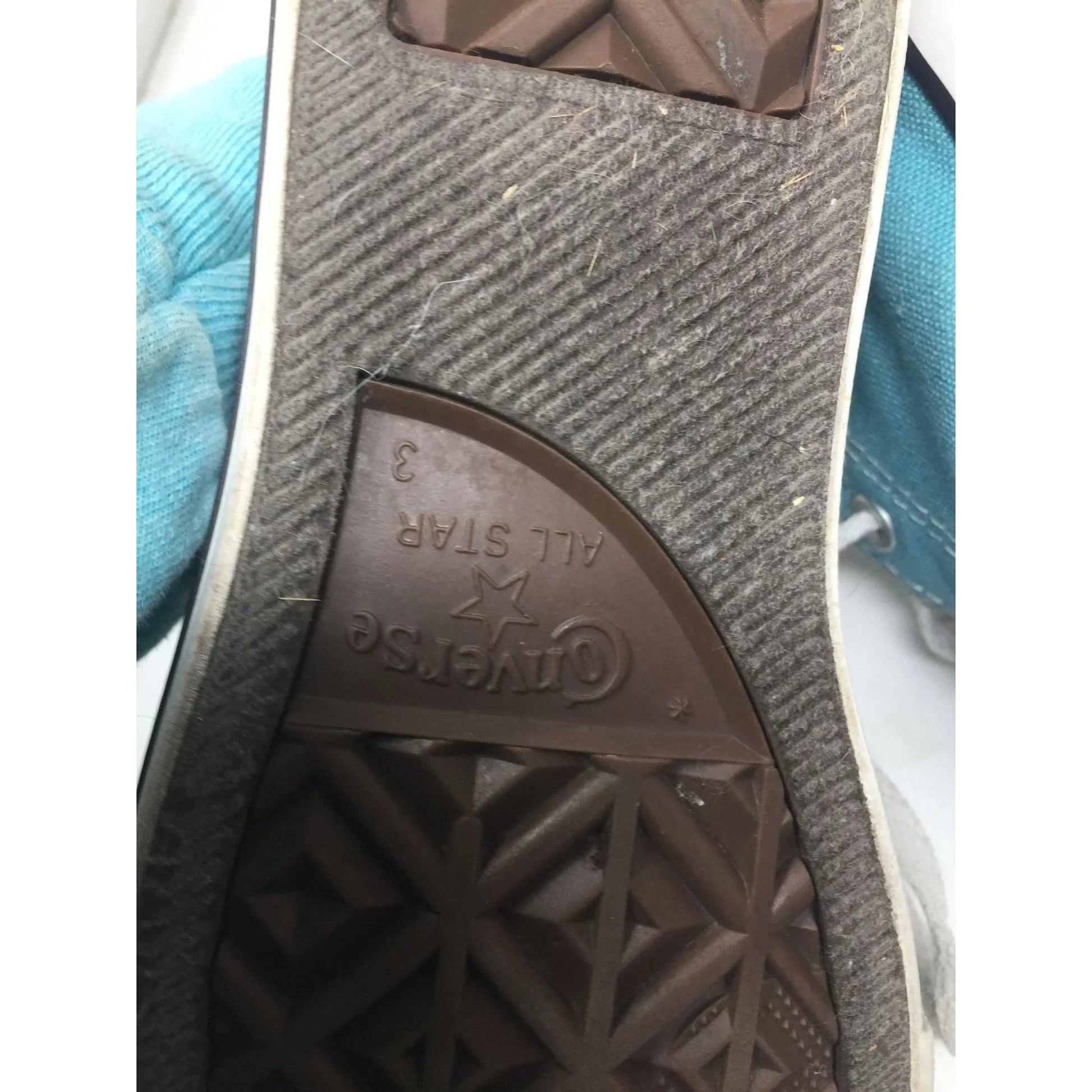 CONVERSE ALL STAR Girl's Size 3 (Teal Color) - A+ Stuff