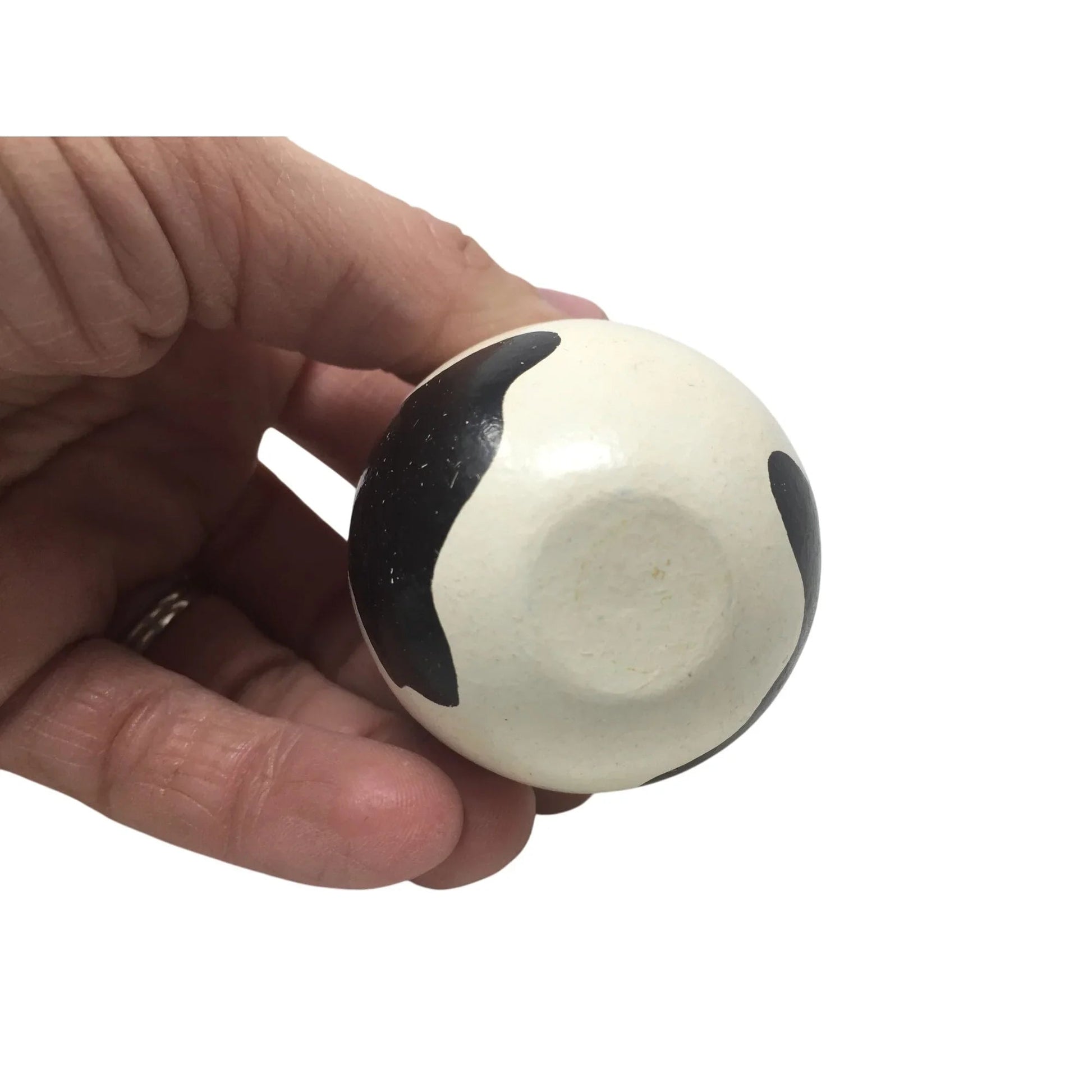 Cow Print Faux Easter Egg - Black/White - A+ Stuff - Seasonal & Holiday Decorations - A+ Stuff