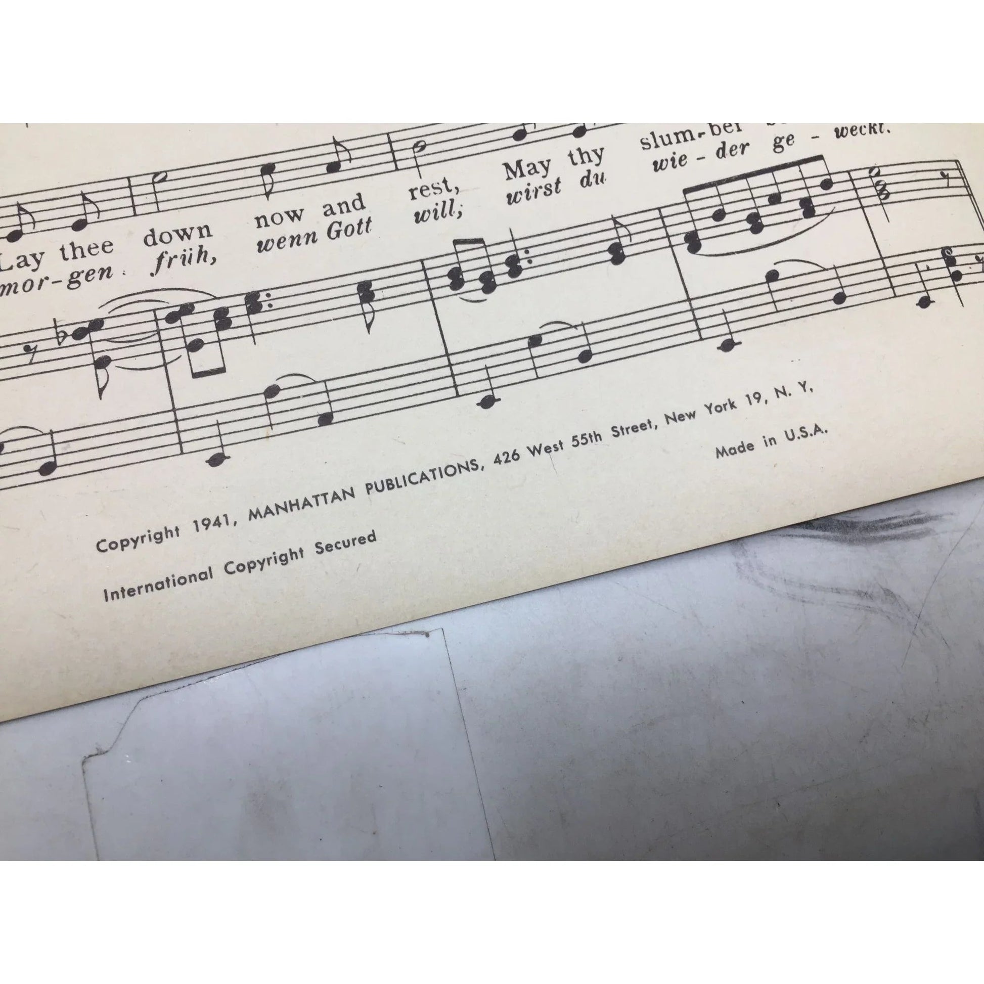 ''Cradle Song'' (Music Classic Series) by Johannes Brahms - A+ Stuff - SHEET MUSIC - A+ Stuff