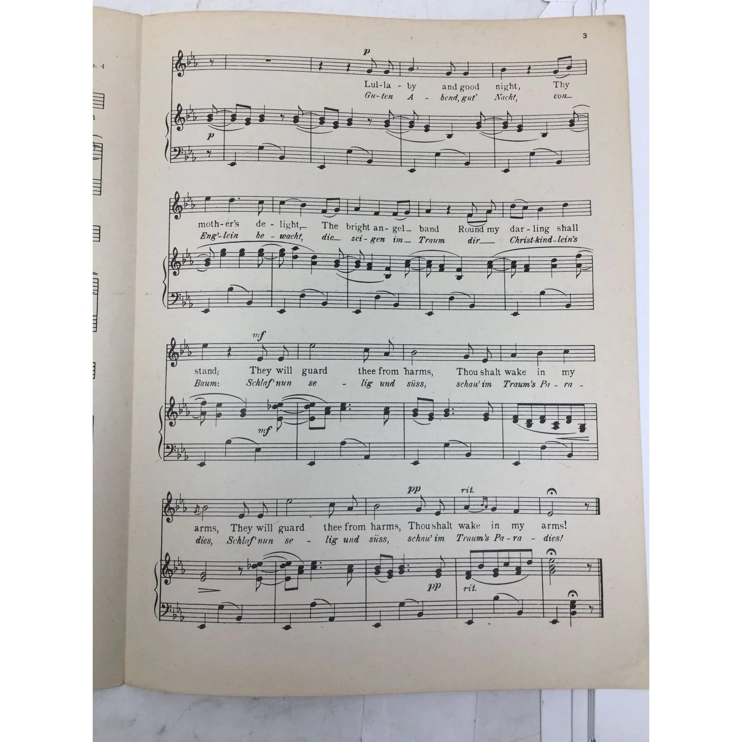 ''Cradle Song'' (Music Classic Series) by Johannes Brahms - A+ Stuff - SHEET MUSIC - A+ Stuff