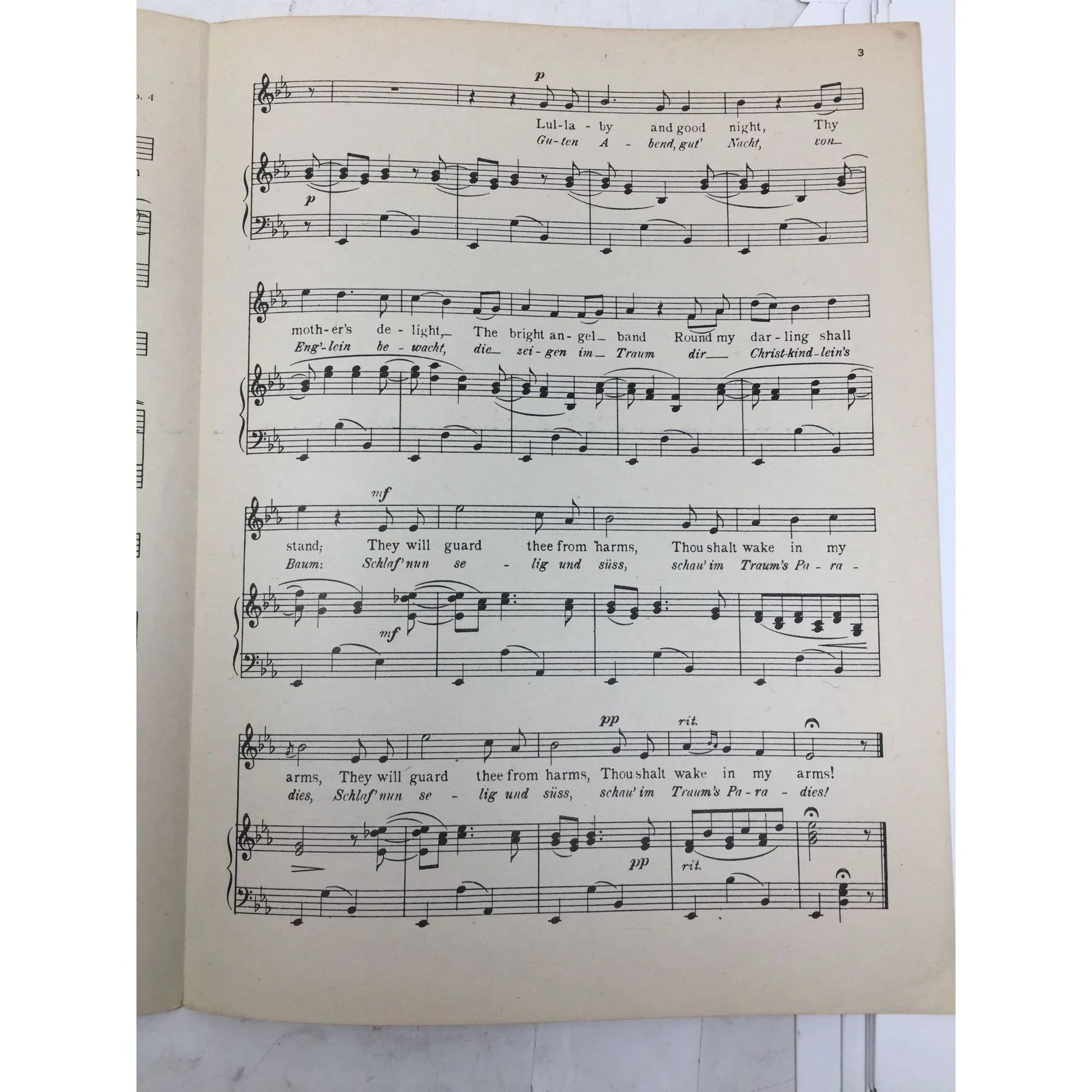 ''Cradle Song'' (Music Classic Series) by Johannes Brahms - A+ Stuff - SHEET MUSIC - A+ Stuff