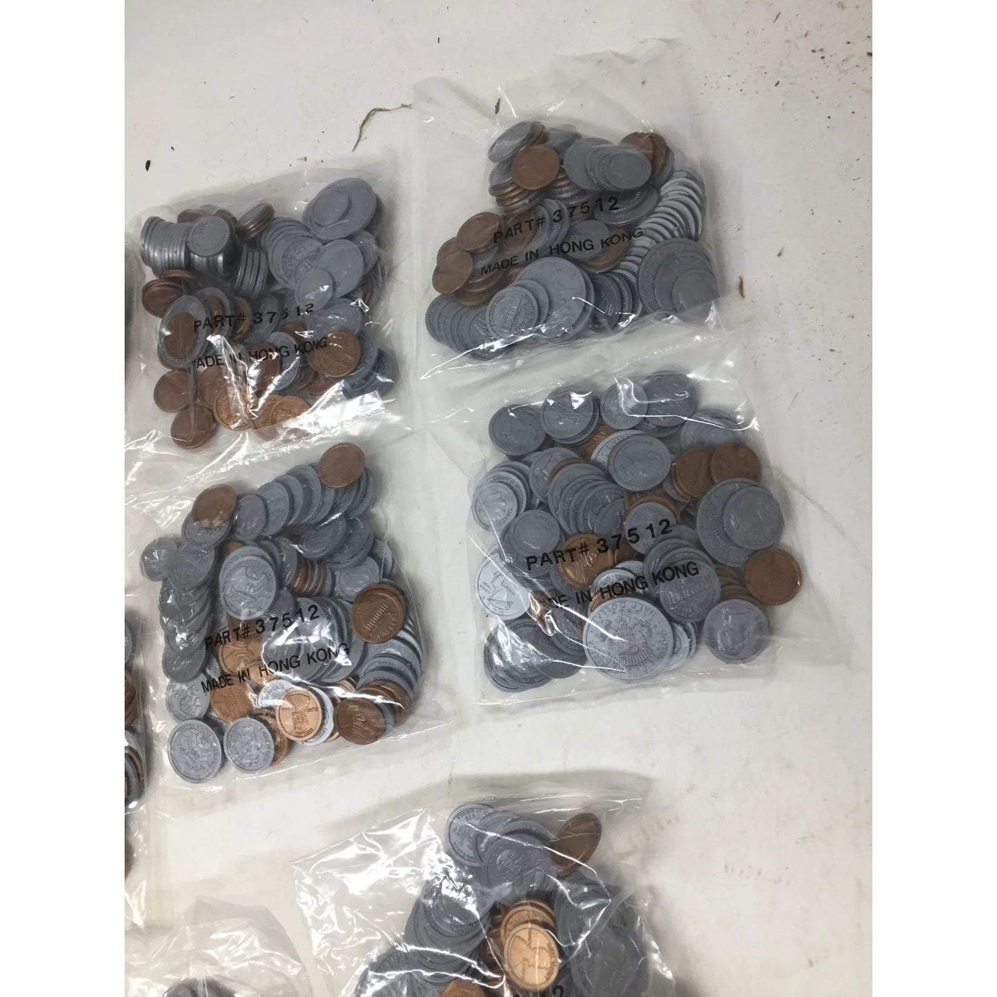 Creative Publications Play Money Plastic Coins in Plastic Bucket - A+ Stuff - Toys - A+ Stuff