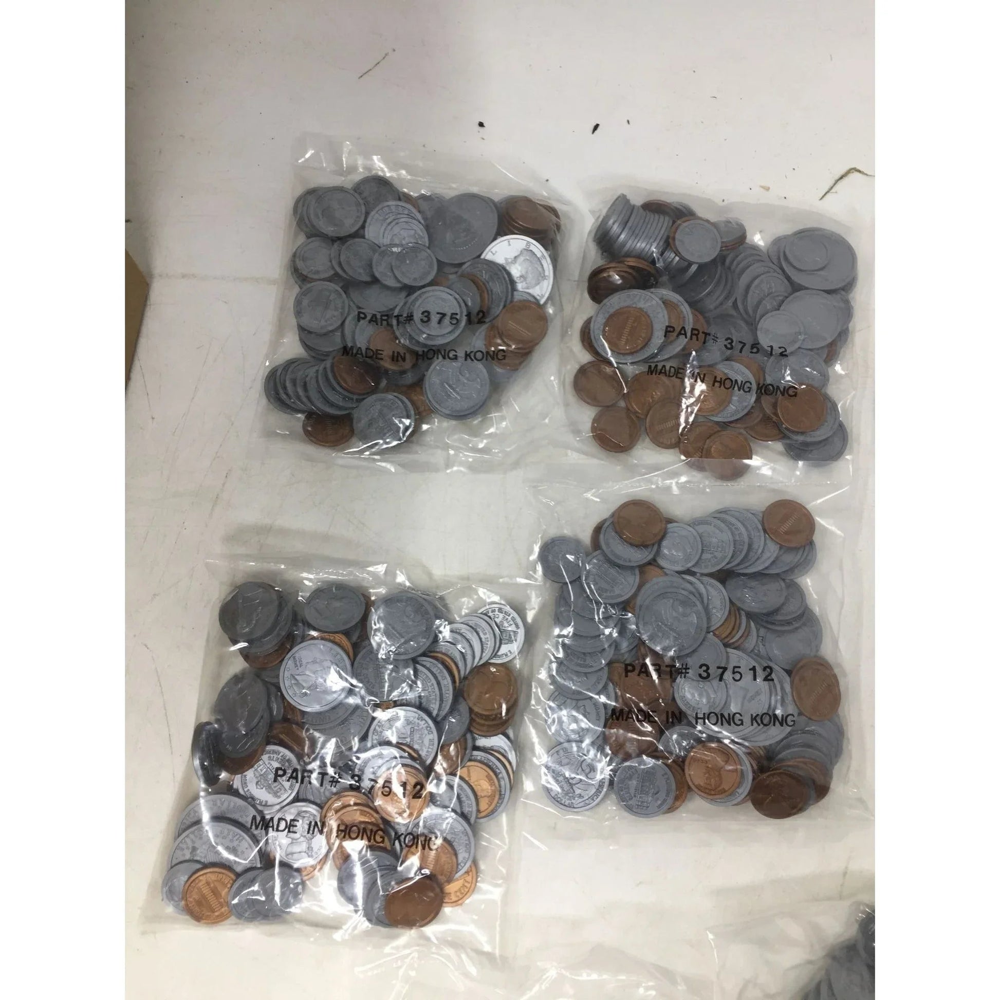 Creative Publications Play Money Plastic Coins in Plastic Bucket - A+ Stuff - Toys - A+ Stuff