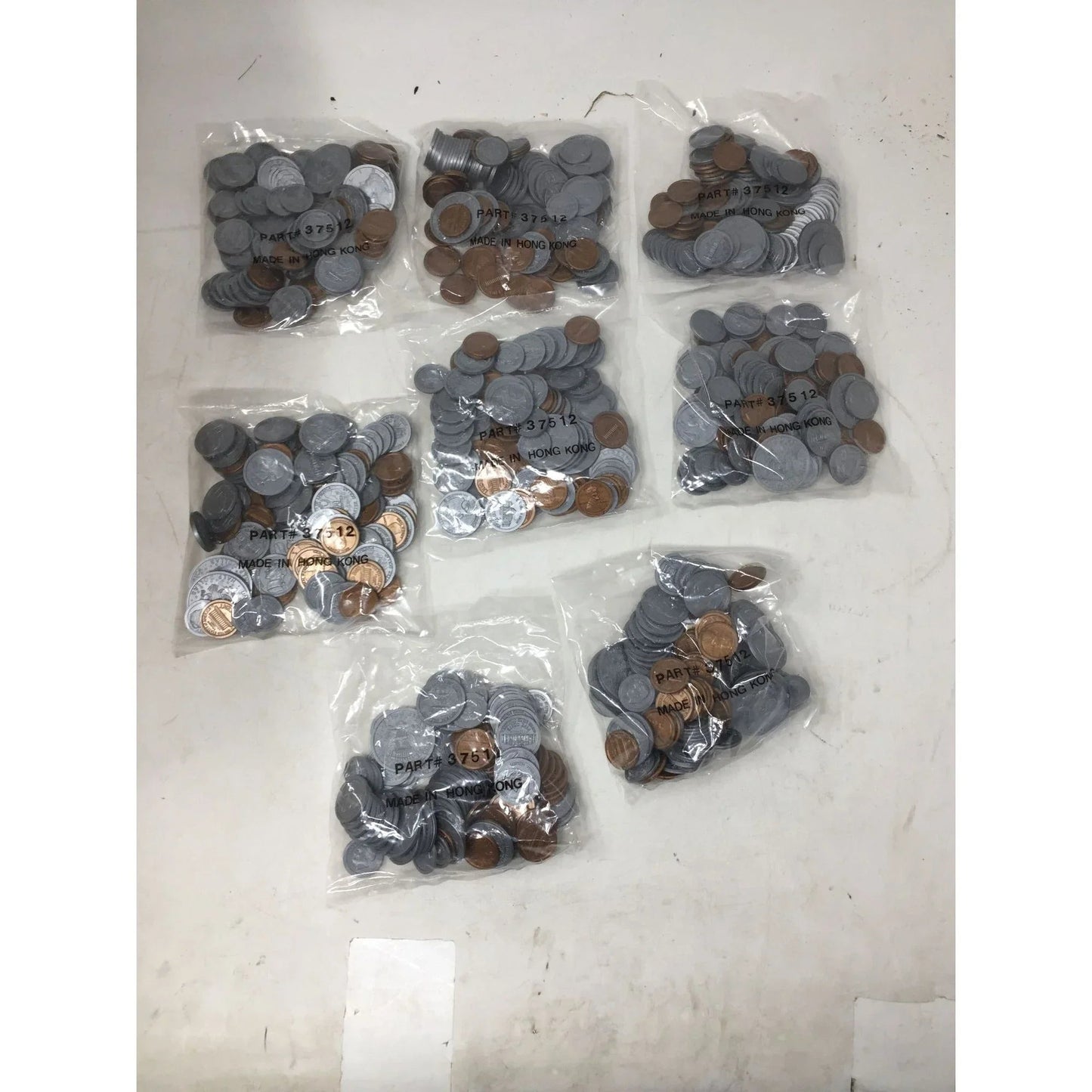 Creative Publications Play Money Plastic Coins in Plastic Bucket - A+ Stuff - Toys - A+ Stuff