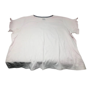 Croft & Barrow The Classic Tee Womens Size 2X Baby Pink Shirt