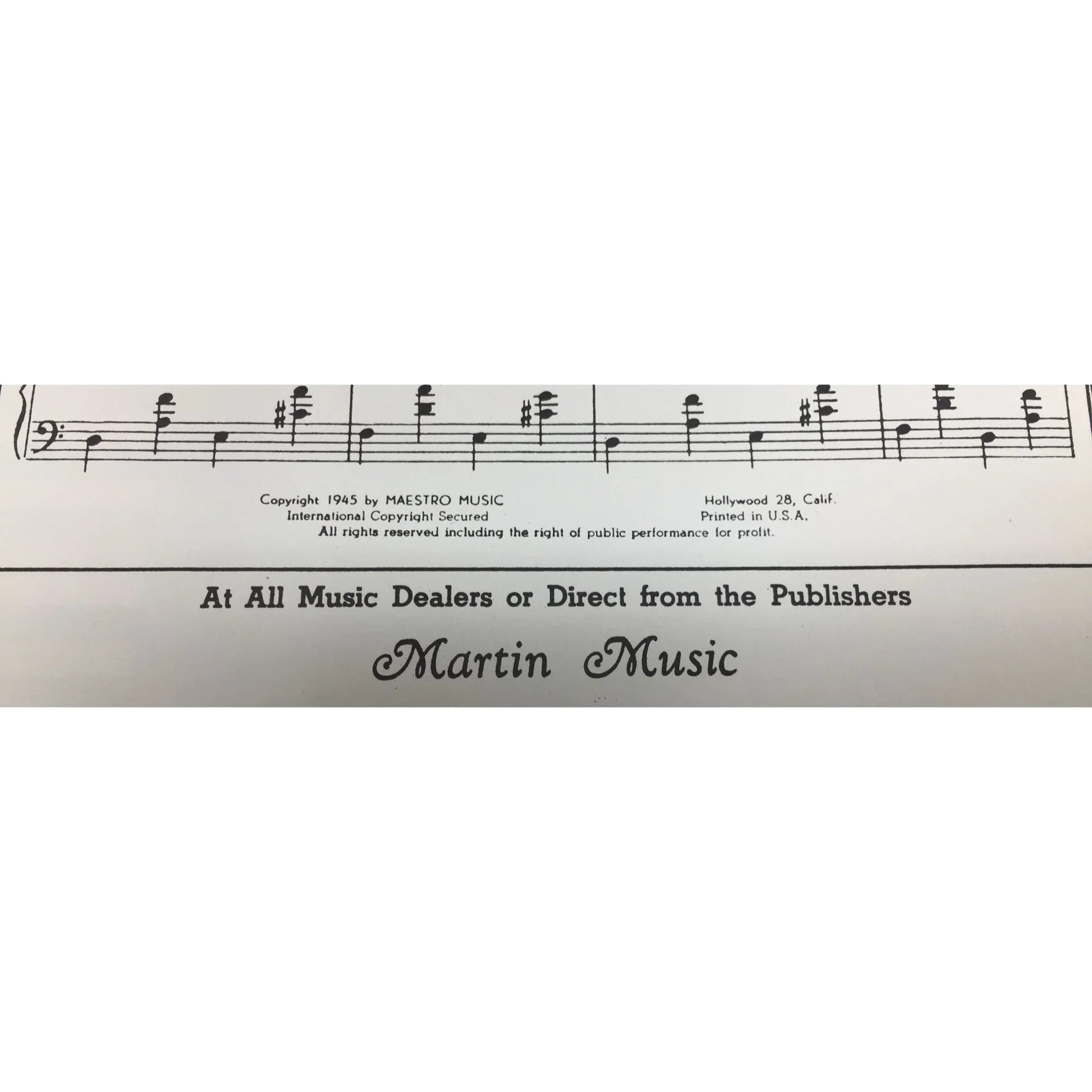 CUMANA (Coo - Ma - Nah) by Barclay Allen Vintage Sheet music - A+ Stuff - SHEET MUSIC - A+ Stuff