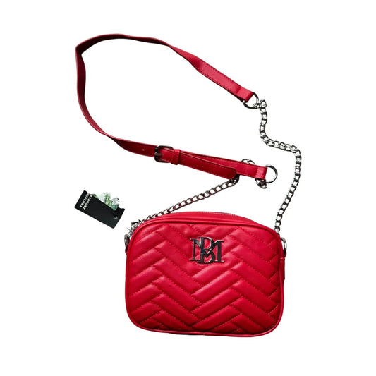 Cute & Fun Badgley Mishka Red Camera Crossbody Bag with Slip Pocket - NWT! - Badgley Mischka - Bag - A+ Stuff