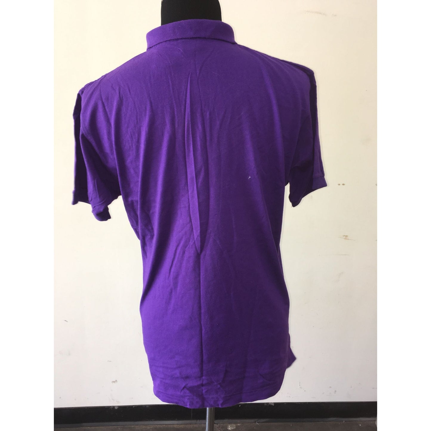 Mens Size Medium Nike "Team Nike" Purple Short Sleeved Collared Shirt