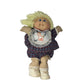 Vintage Blonde Haired Cabbage Patch Kids Doll Wearing Plaid Outfit