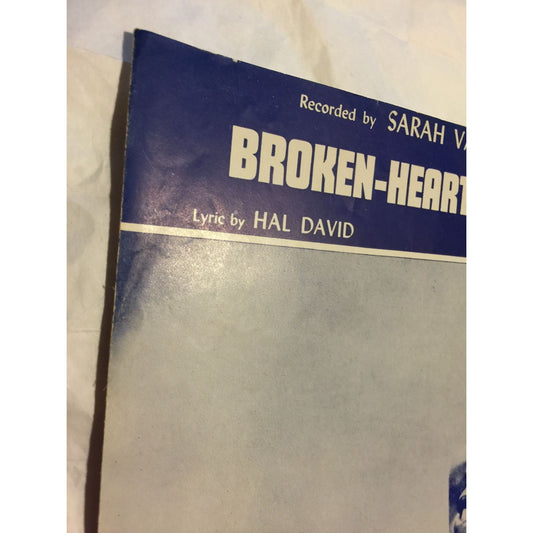 Broken-Hearted Melody Sherman Edwards/Hal David Vintage Sheet Music