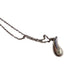 Tiffany and Co Elsa Peretti Teardrop Pendant Necklace in Sterling Silver