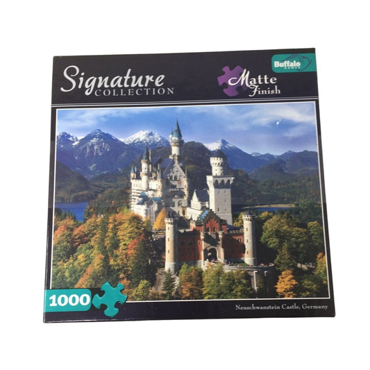 Buffalo Games- Signature Collection 1,000 piece Puzzle Neuschwanstein Castle, Germany