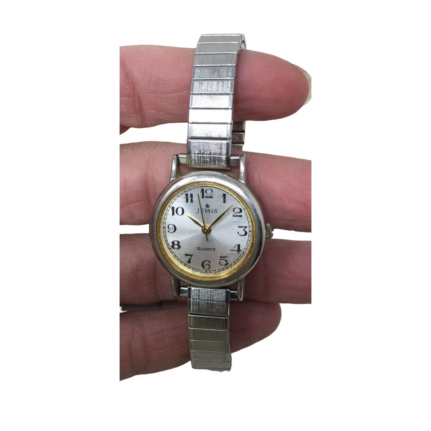 Jemis Quartz Stainless Steel- Silver/Gold Tone Wristwatch