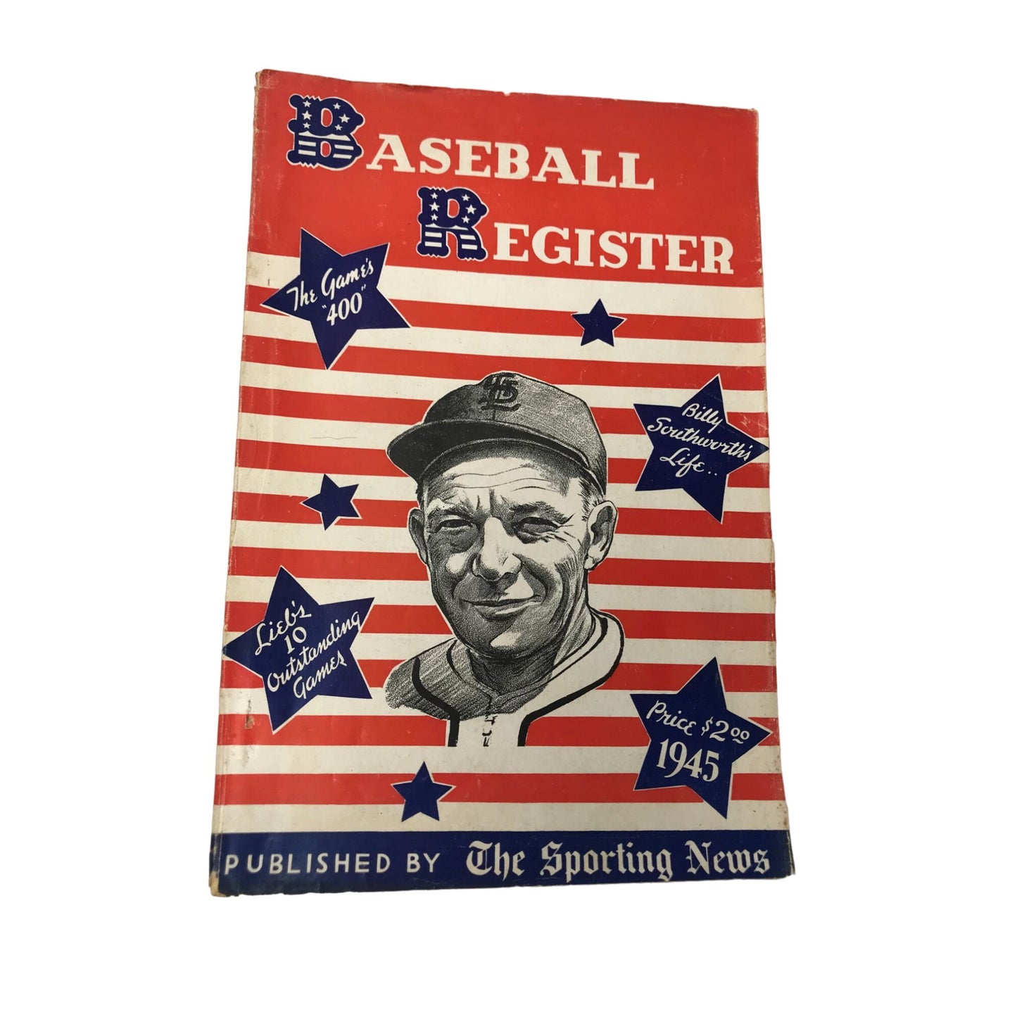 Vintage 1945 Baseball Register by The Sporting News The Game's "400"