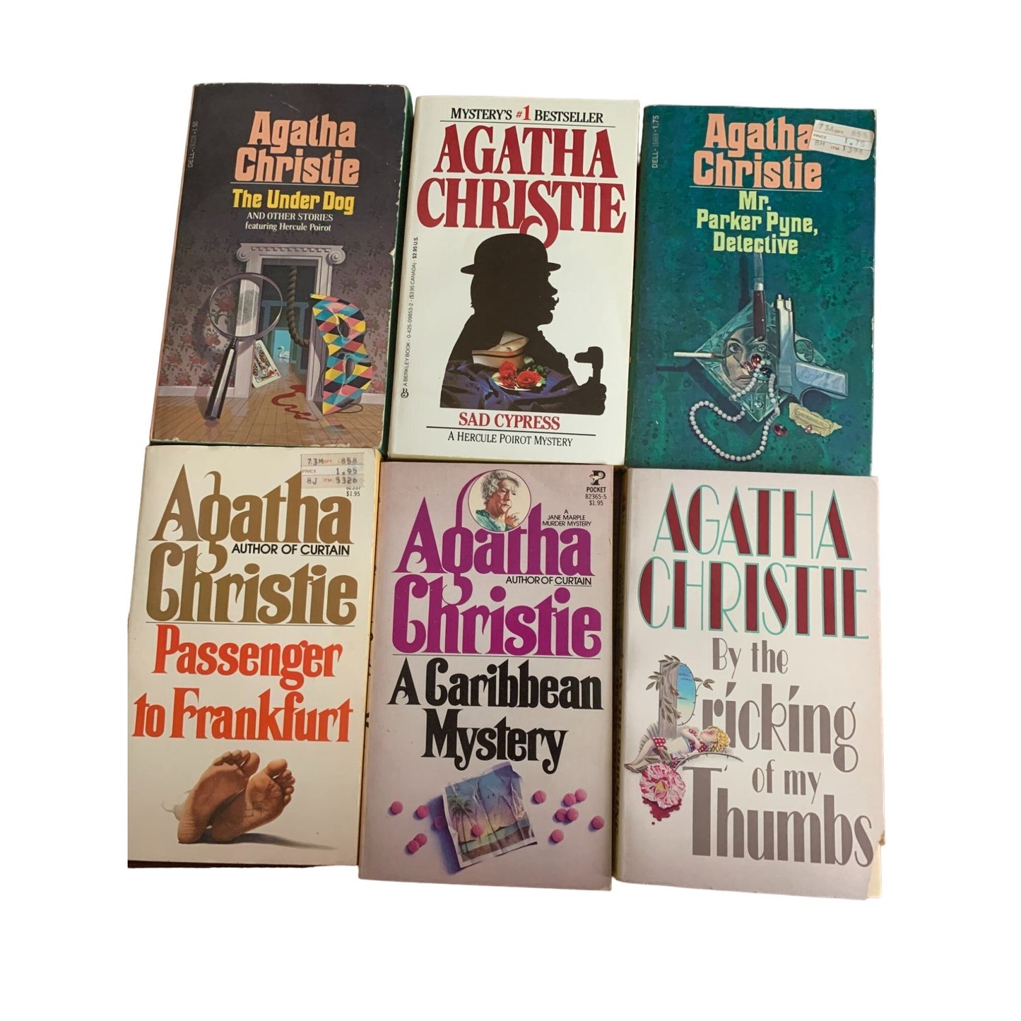 AGATHA CHRISTIE Paperback Lot (49 Softcover + 1 Hardcover) Murder - Mystery Novels