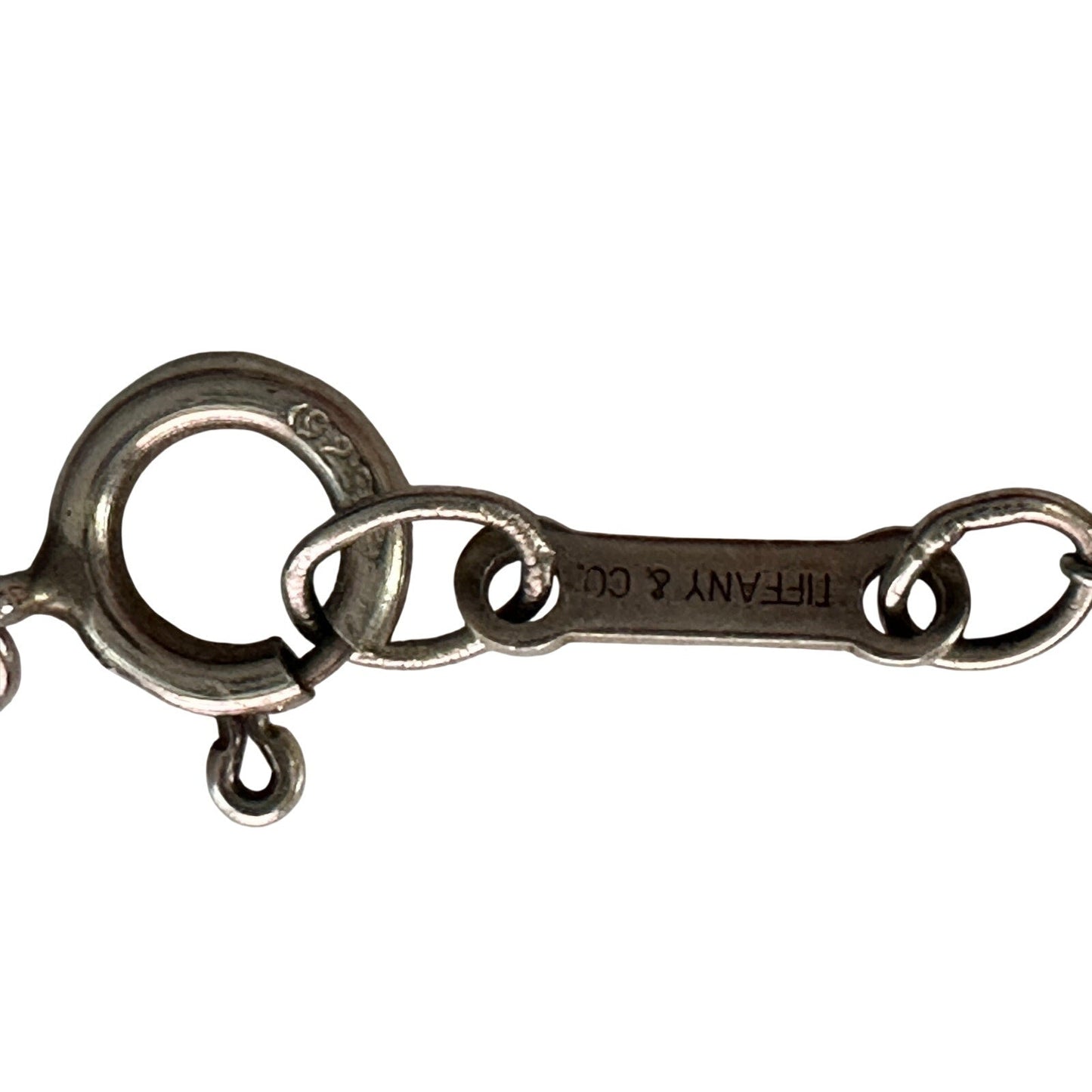 Tiffany & Co Elsa Peretti Small Bean Necklace - Sterling Silver - 16" Tiffany & Co.  A+ Stuff