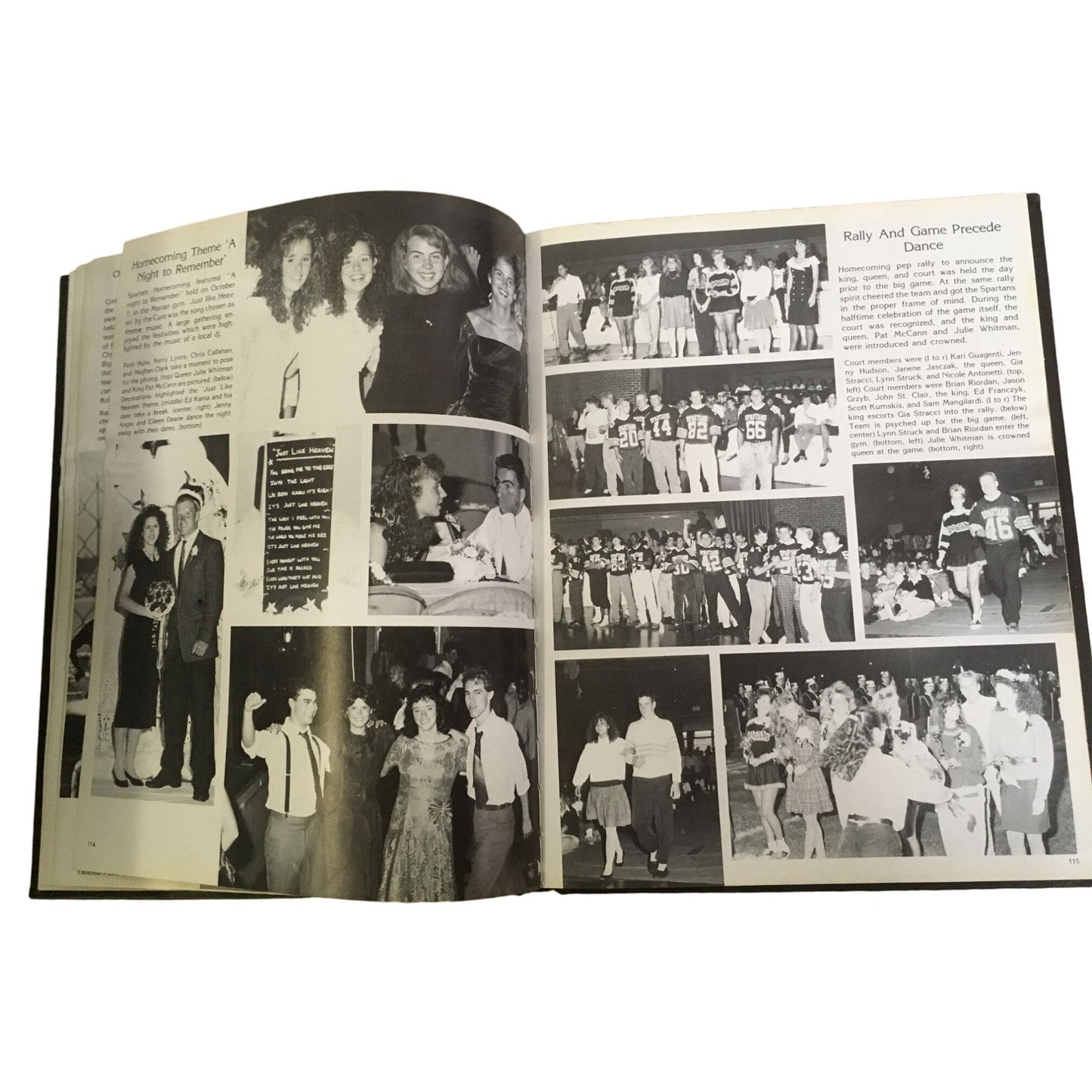 Marian Catholic High School "The Year 1989 Mariner" Vintage Yearbook