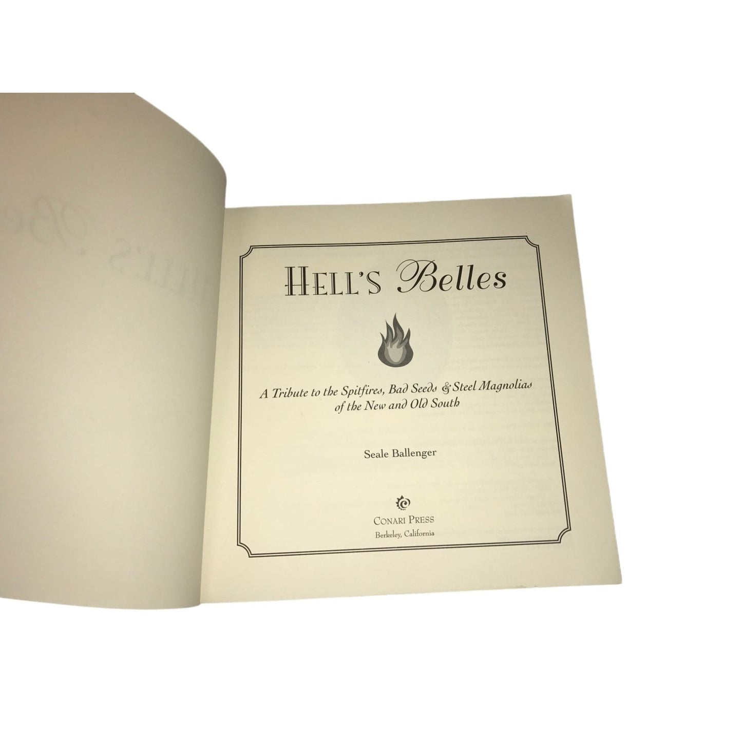 Hell's Belles A Tribute to the Spitfires, Bad Seeds & Steel Magnolias of the New & Old South Book