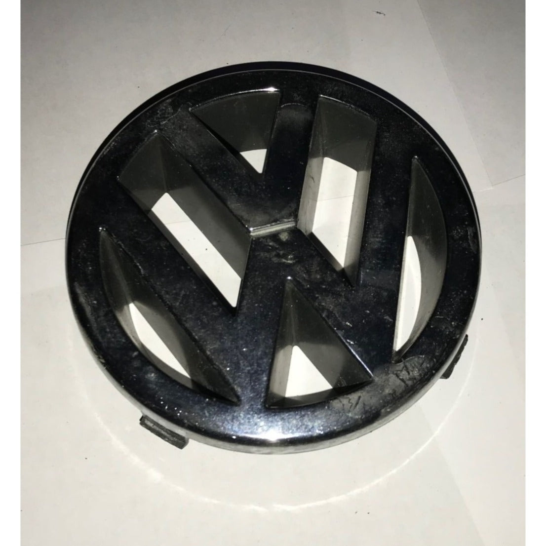 Vintage Volkswagen Plastic Chrome Car Emblem