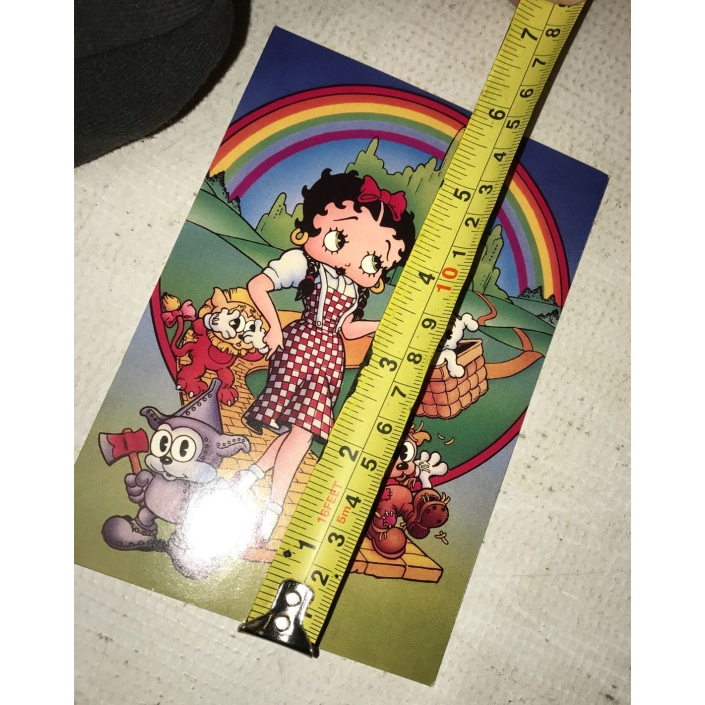 Betty Boop- Boop in the Land of Oz Vintage Postcard- about 6 by 4 inches
