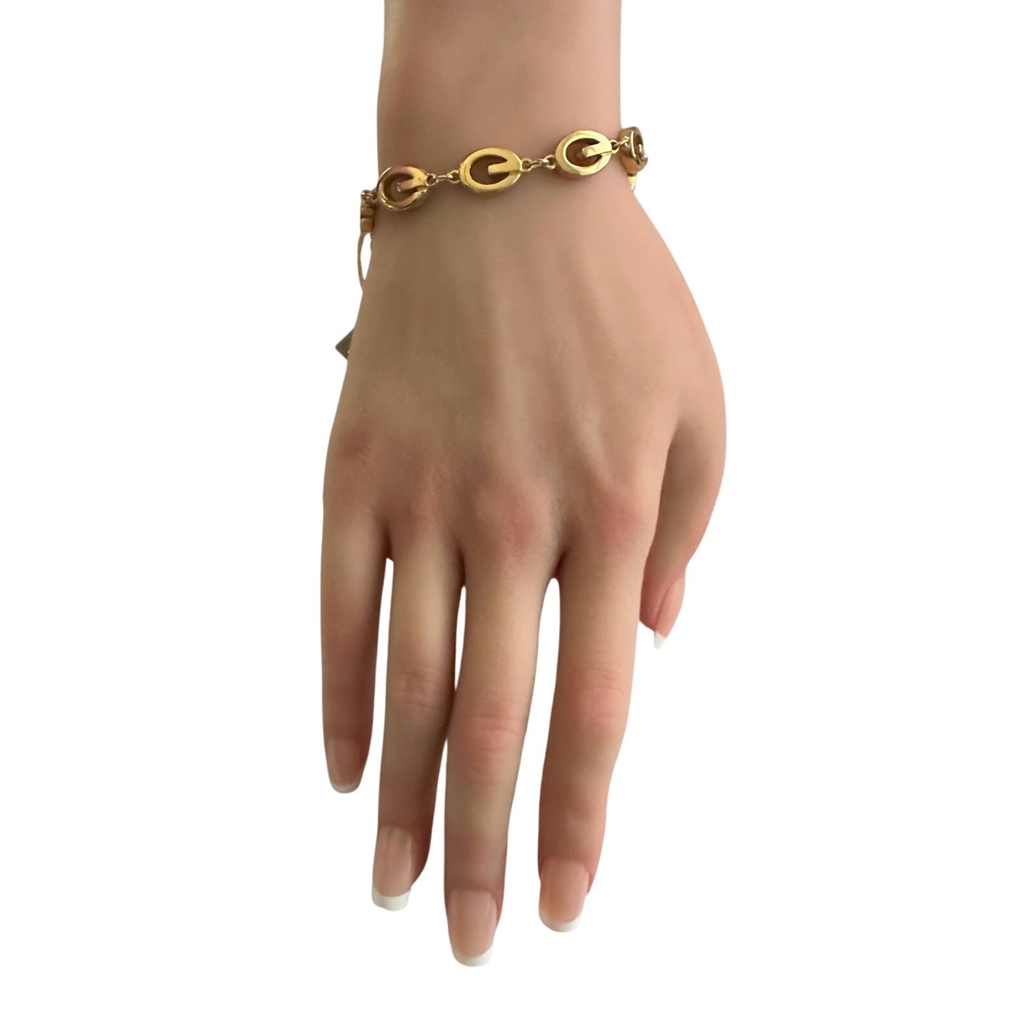 Givenchy G Link Gold Plate Bracelet