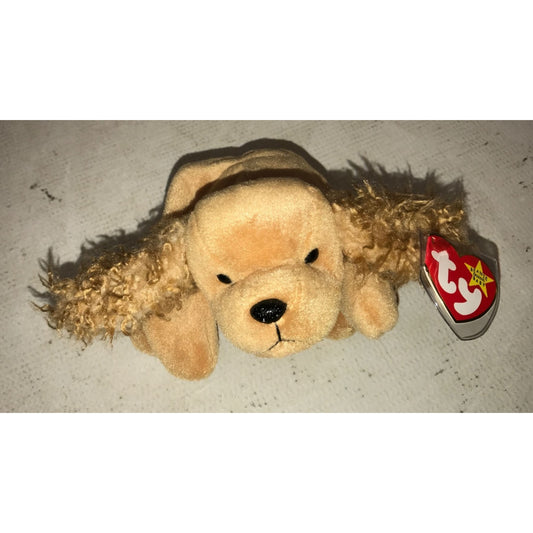 Vintage 1997 TY Beanie Baby with Tags Spunky the Dog