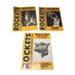 Set of 3 Vintage  University of Toledo Rockets basketball programs - 1989