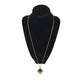 Beautiful Vintage AVON Goldtone Necklace With Faux Blue Lapis and Faux Pearls