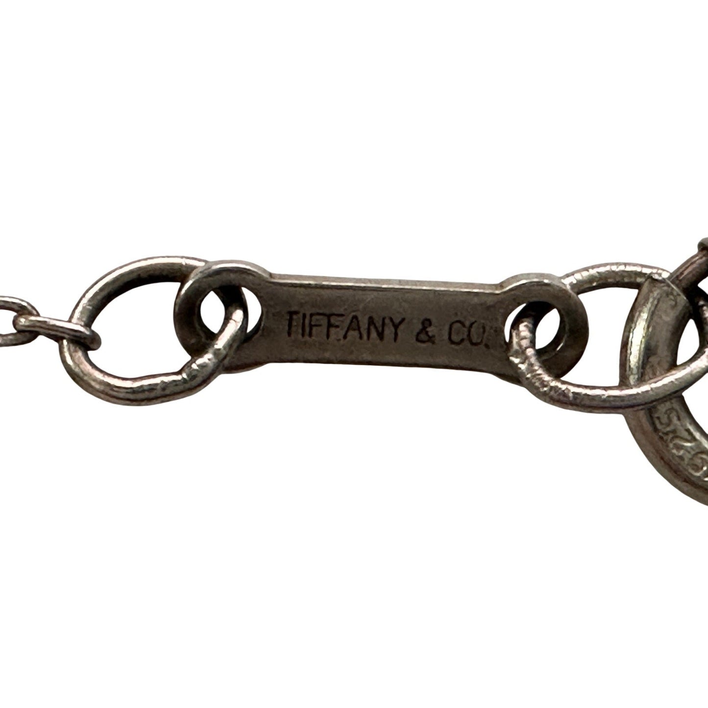 Tiffany & Co Elsa Peretti Small Bean Necklace - Sterling Silver - 16" Tiffany & Co.  A+ Stuff