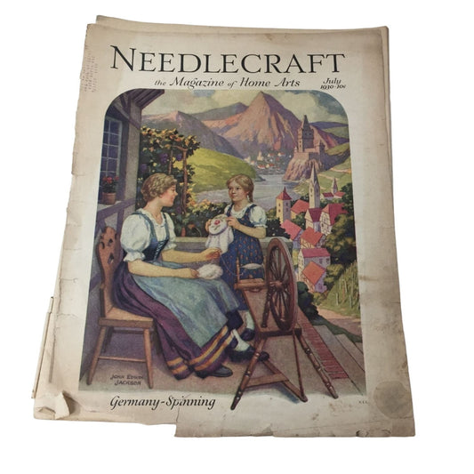Needlecraft the Magazine of Home Arts Vintage Magazine July 1930