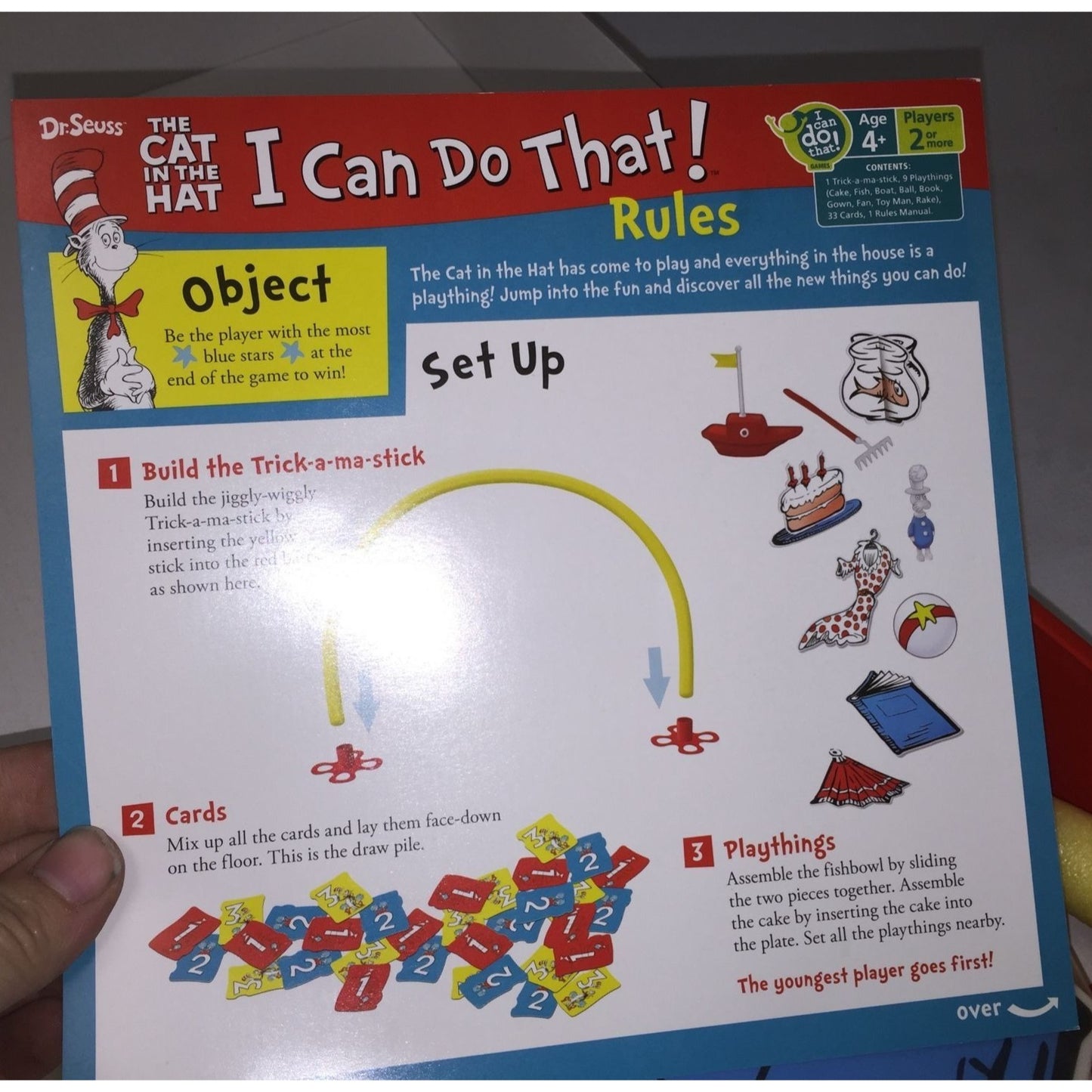 Dr. Seuss The Cat in the Hat "I Can Do That!'' Game