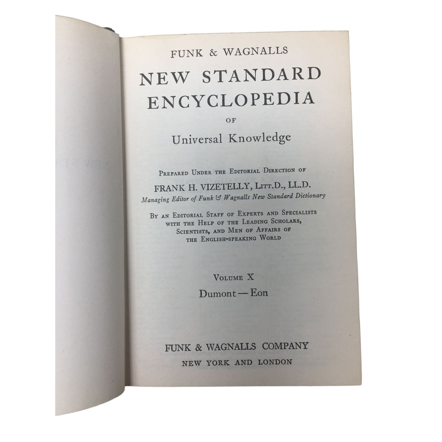 Funk & Wagnalls New Standard Encyclopedias of Universal Knowledge Vol. 1-25