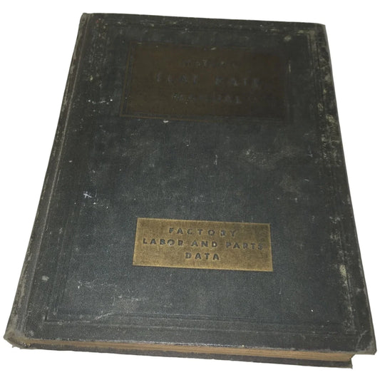 MoToR’s Flat Rate Manual Factory Labor & Parts Data 19th Edition Vintage Hardcover Book - A+ Stuff