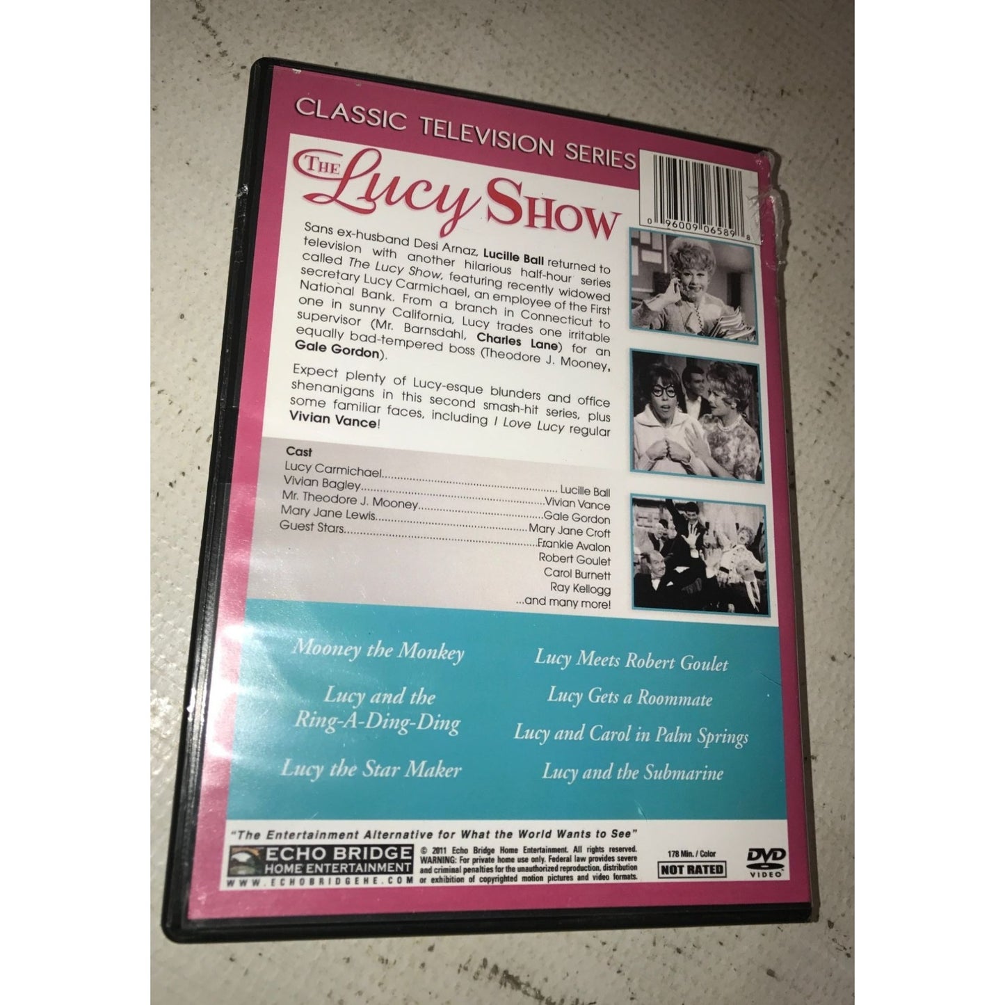 Classic TV Series The Lucy Show Vol 4- 7 Episodes DVD with Case