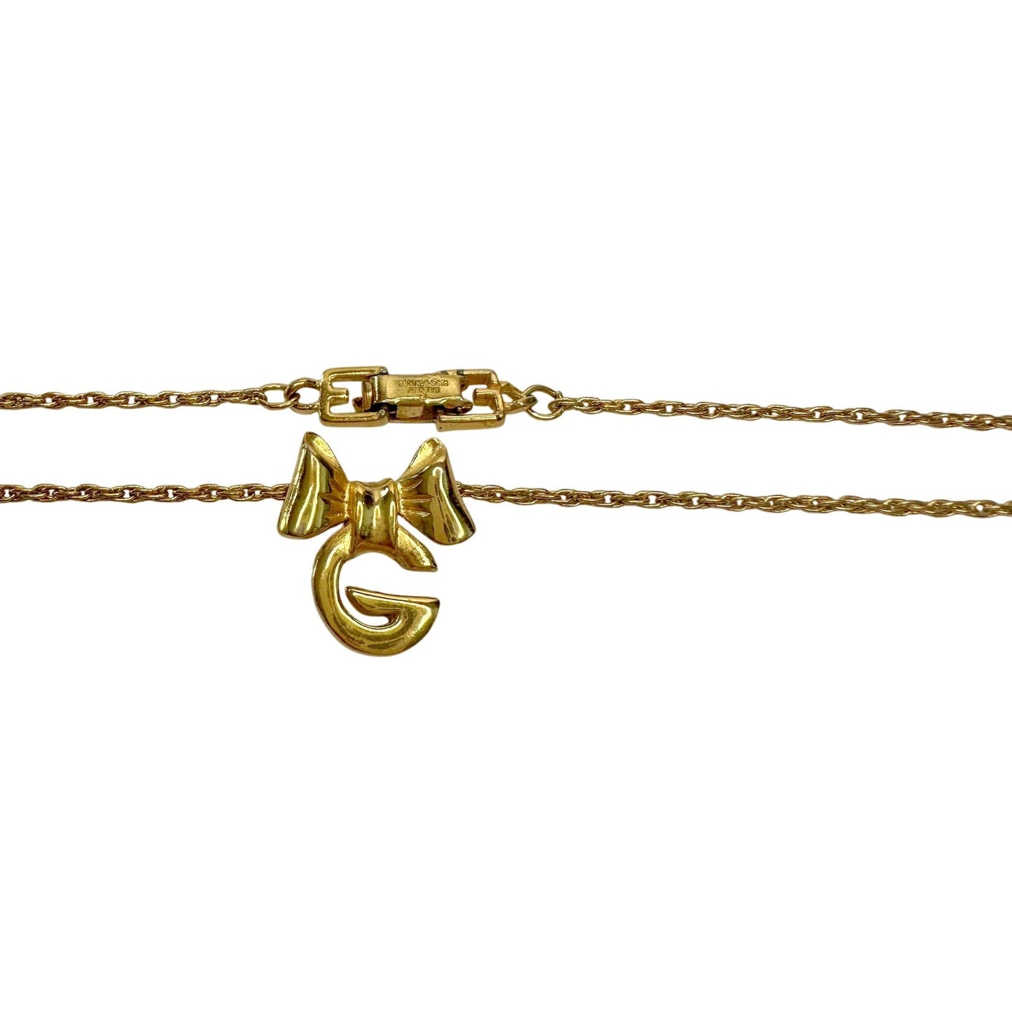 Givenchy G with Big Bow Gold Plated Necklace Givenchy  A+ Stuff Pendant with nicklace