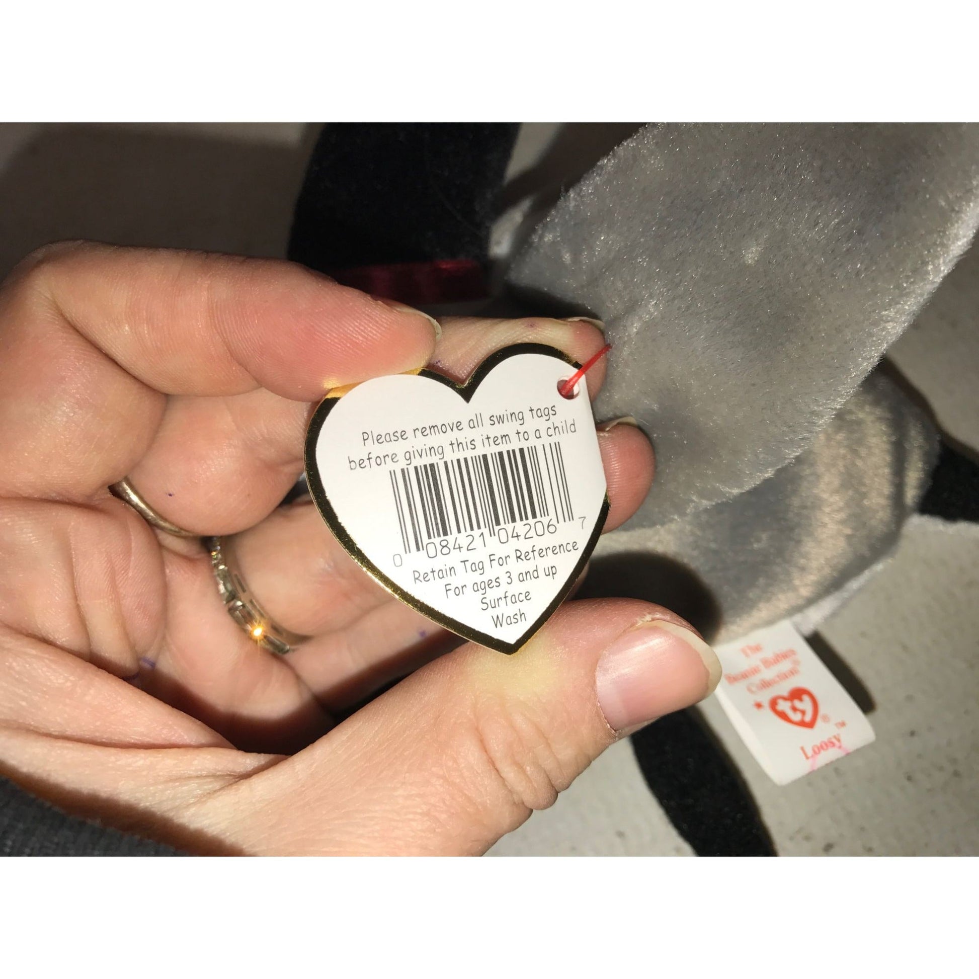 Vintage 1998 Loosy the Goose Beanie Baby TY Beanie Baby  A+ Stuff Plush Toys / Stuffed Animals