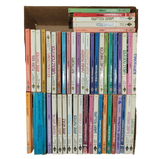 Vintage Romance Novels (approx 50 Titles) - Harlequin and Others - Well Kept Collection!